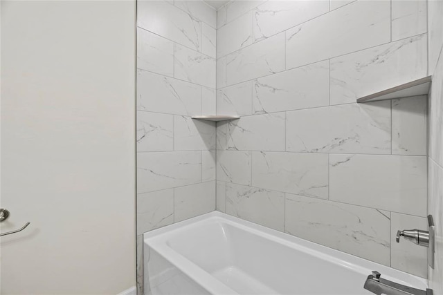 1244 Layla Ln, Blanchard, OK 73010 - full bathroom with washtub / shower combination