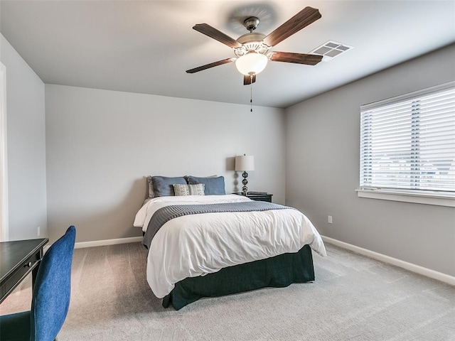 609 Newport Bridge Dr, Edmond, OK 73034 - bedroom featuring carpet floors and ceiling fan