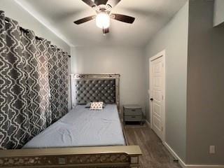 1727 NW 31st St, Oklahoma City, OK 73118 - bedroom featuring baseboards and a ceiling fan