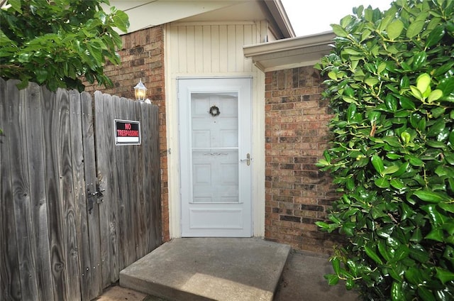 1333 SW 95th St, Oklahoma City, OK 73159 - property entrance featuring brick siding