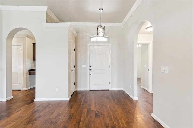 28 143rd St, Oklahoma City, OK 73170 - entrance foyer featuring dark wood-style floors
