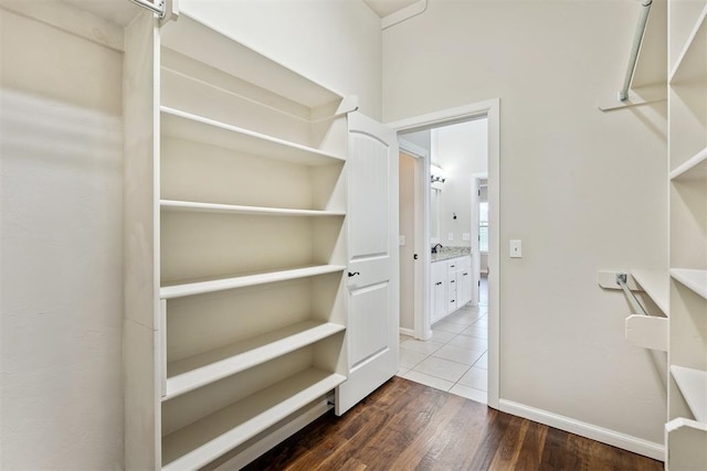 28 143rd St, Oklahoma City, OK 73170 - walk in closet with wood finished floors