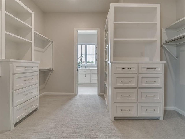 6104 NW 147th Ter, Oklahoma City, OK 73142 - walk in closet with light colored carpet