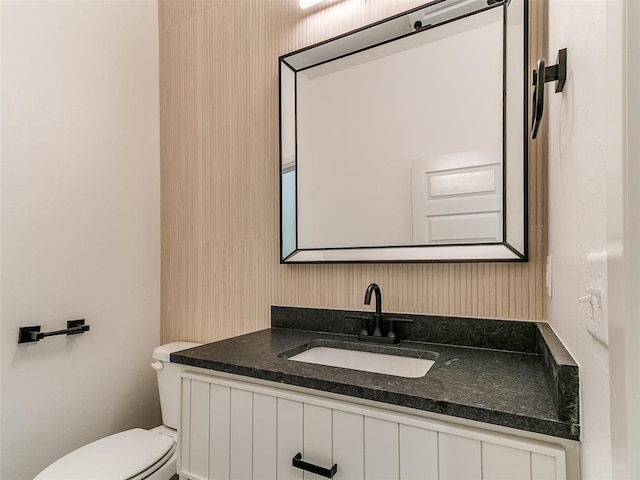 2261 Winter Creek Blvd, Blanchard, OK 73010 - half bathroom featuring toilet and vanity