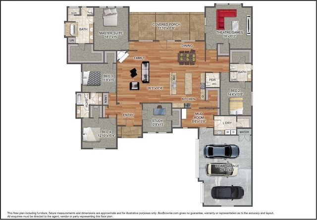 2261 Winter Creek Blvd, Blanchard, OK 73010 - view of property floor plan