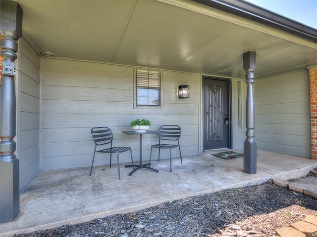 313 Ember Glow Dr, Moore, OK 73160 - view of covered porch