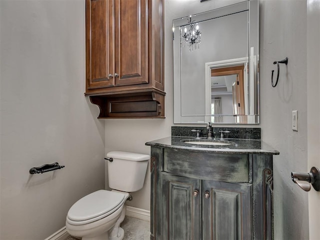 1233 Autumn Creek Dr, Edmond, OK 73003 - half bath featuring toilet and vanity