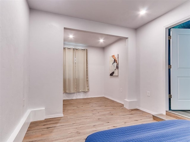 1710 Carlisle Rd, Oklahoma City, OK 73120 - unfurnished bedroom with wood finished floors and recessed lighting
