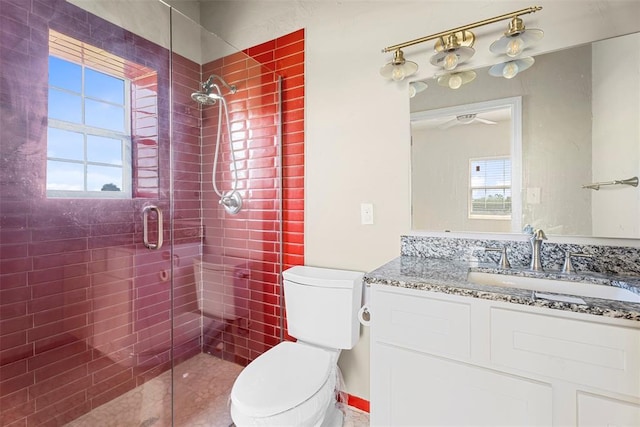 27919 Tortola Ln, Blanchard, OK 73010 - bathroom with vanity and a shower stall