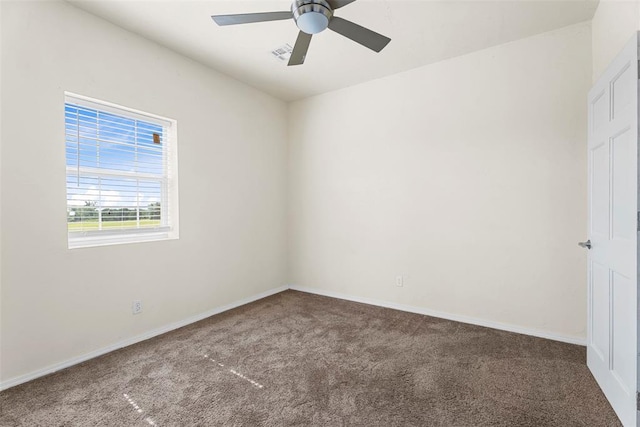 27919 Tortola Ln, Blanchard, OK 73010 - empty room with carpet and ceiling fan