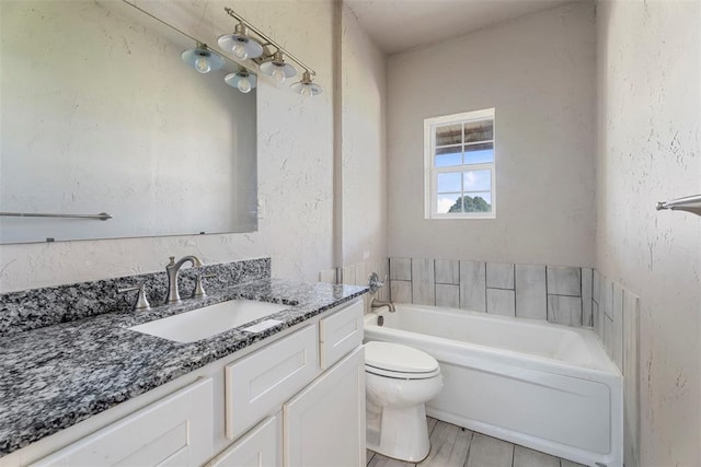 27919 Tortola Ln, Blanchard, OK 73010 - full bathroom with a garden tub and vanity