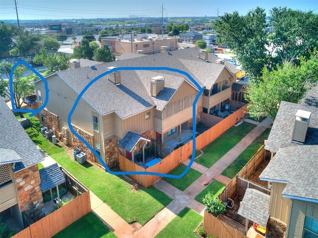 14313 N Pennsylvania Ave Unit 7E, Oklahoma City, OK 73134 - aerial view of property and surrounding area