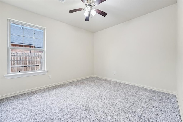 9716 SW 21st Ter, Oklahoma City, OK 73128 - empty room with carpet and a ceiling fan