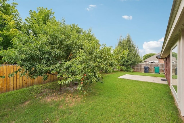 9716 SW 21st Ter, Oklahoma City, OK 73128 - fenced backyard with a patio area