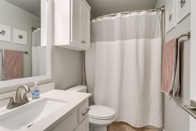 10125 NW 99th St, Yukon, OK 73099 - bathroom featuring vanity and a shower with shower curtain