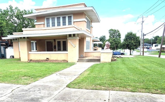 4300 N Butler Pl, Oklahoma City, OK 73118 - traditional style home featuring stucco siding and a front yard
