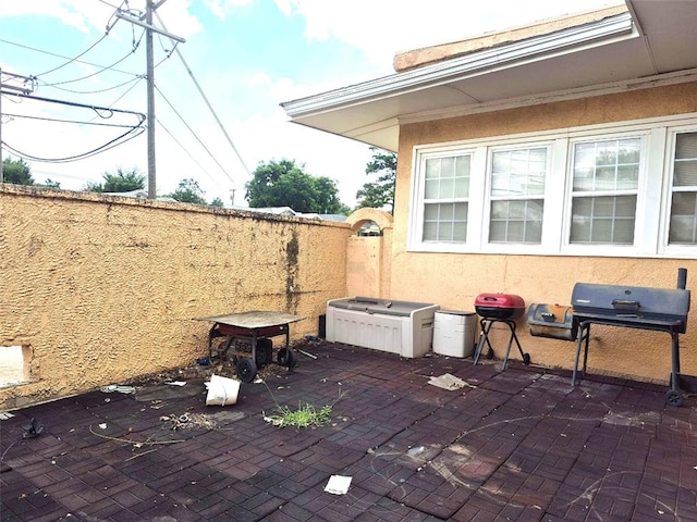 4300 N Butler Pl, Oklahoma City, OK 73118 - view of patio featuring grilling area