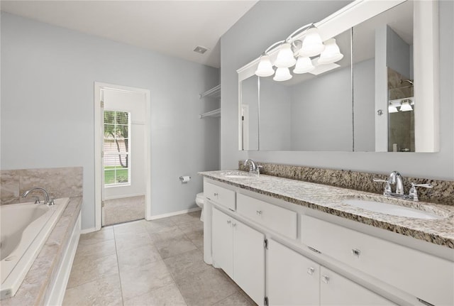 544 NW 172nd Pl Unit 8015998877, Edmond, OK 73012 - full bath featuring double vanity and a bath