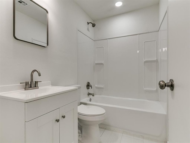 1513 Rancho Dr, Oklahoma City, OK 73119 - bathroom with vanity, shower / washtub combination, and tile patterned floors