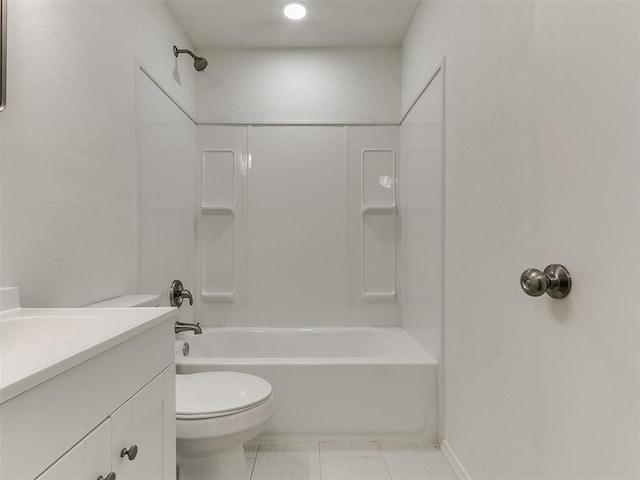1513 Rancho Dr, Oklahoma City, OK 73119 - full bathroom with vanity and washtub / shower combination