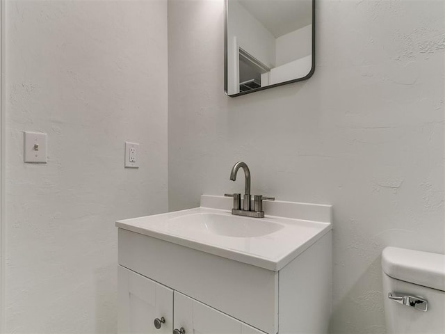 1513 Rancho Dr, Oklahoma City, OK 73119 - half bath featuring vanity and toilet