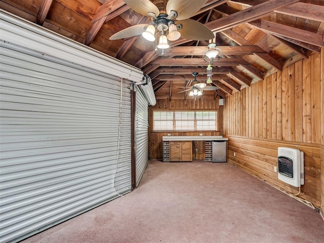 1602 N Davis Ave, Oklahoma City, OK 73127 - storage featuring ceiling fan and heating unit