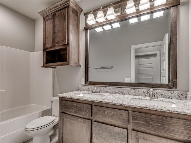 8612 SW 36th Ter, Oklahoma City, OK 73179 - full bath featuring double vanity and  shower combination