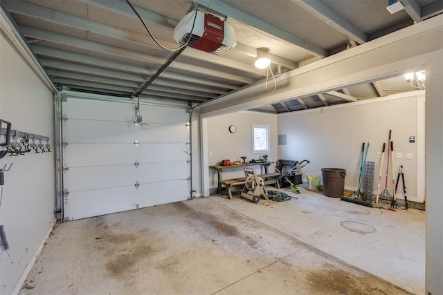 615 NW 26th St, Oklahoma City, OK 73103 - garage featuring a garage door opener