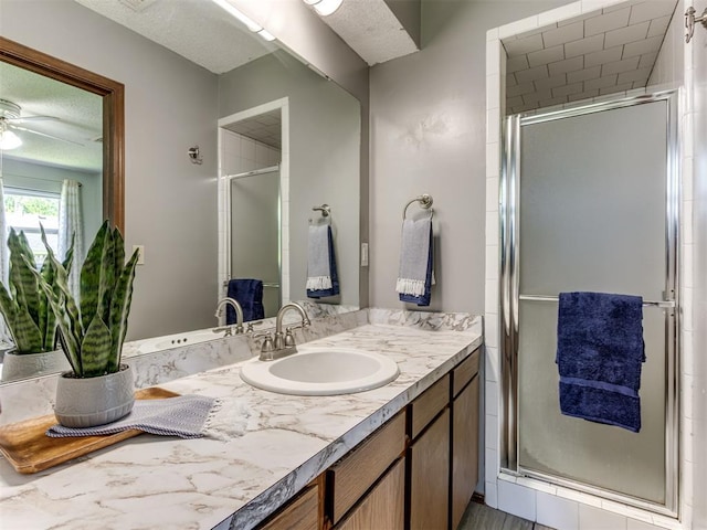 501 E Cardinal Pl, Midwest City, OK 73130 - full bath with vanity and a shower stall