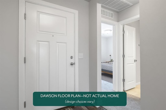 13304 SW 6th Ln, Yukon, OK 73099 - corridor featuring carpet flooring