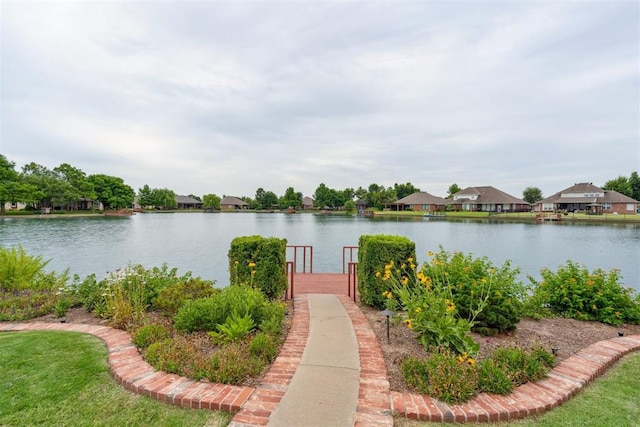 8404 NW 65th Pl, Oklahoma City, OK 73132 - water view featuring a dock