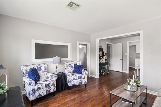 3213 SE 20th St, Del City, OK 73115 - living room with wood finished floors and baseboards