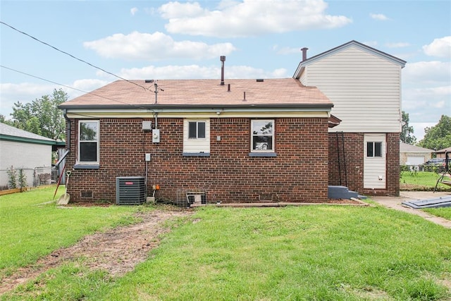 3213 SE 20th St, Del City, OK 73115 - back of house with brick siding and roof with shingles