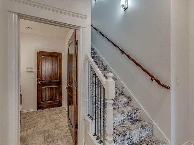 1470 Auburn Cir, Piedmont, OK 73078 - stairs with baseboards