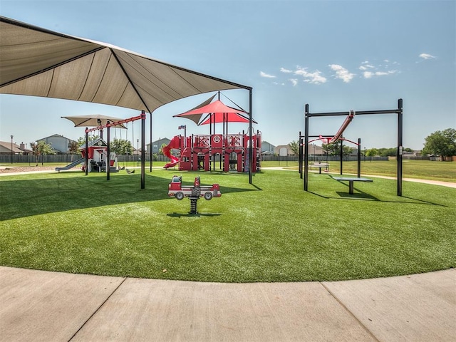 1011 SW 22nd St, Moore, OK 73170 - surrounding community with a lawn