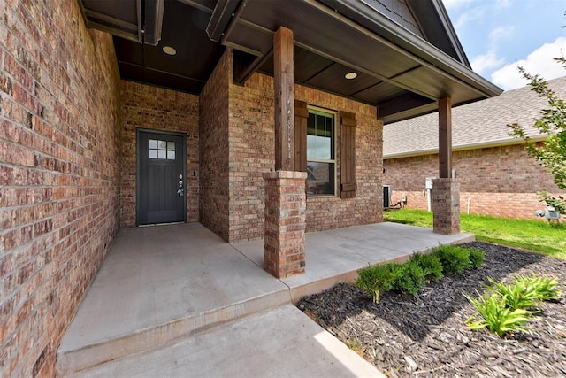 1632 NE 35th St, Moore, OK 73160 - entrance to property with brick siding and covered porch