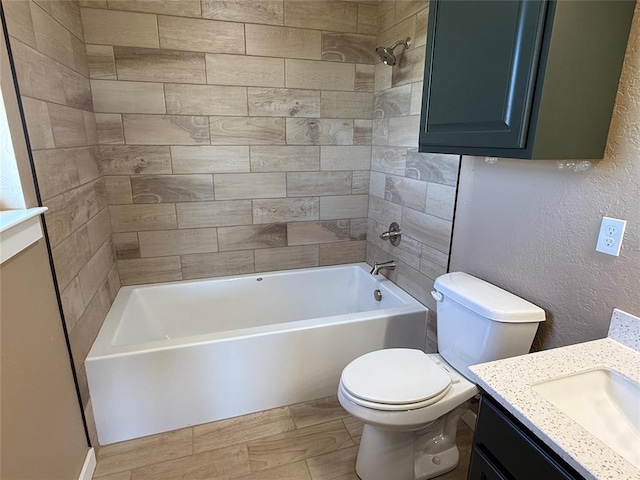 1808 Sommerset Pl, Altus, OK 73521 - full bathroom featuring vanity and bathtub / shower combination