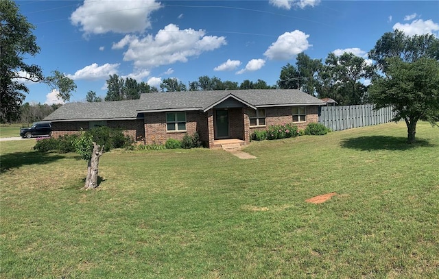 28153 County Street 2540Th, St, Fort Cobb, OK 73038 - ranch-style house with brick siding