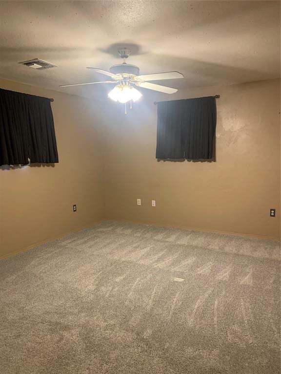 28153 County Street 2540Th, St, Fort Cobb, OK 73038 - carpeted spare room with ceiling fan