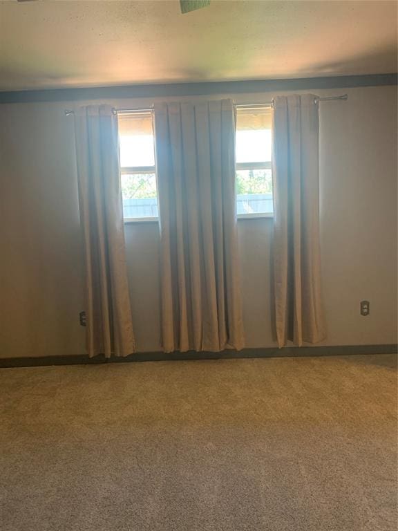 28153 County Street 2540Th, St, Fort Cobb, OK 73038 - spare room featuring plenty of natural light and carpet flooring