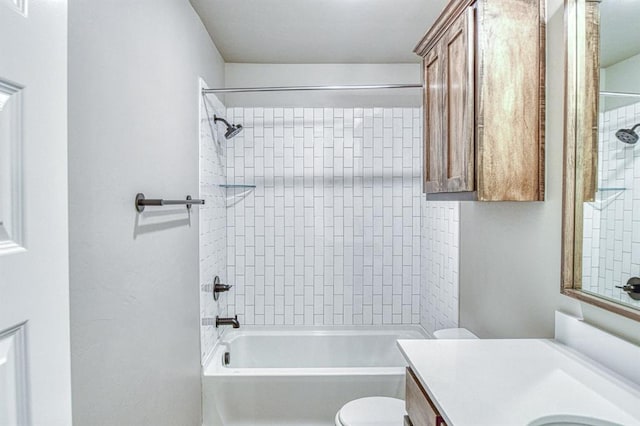 6413 SE 84th St, Oklahoma City, OK 73135 - full bath featuring vanity and bathing tub / shower combination