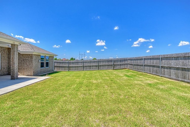 6413 SE 84th St, Oklahoma City, OK 73135 - fenced backyard featuring a patio area