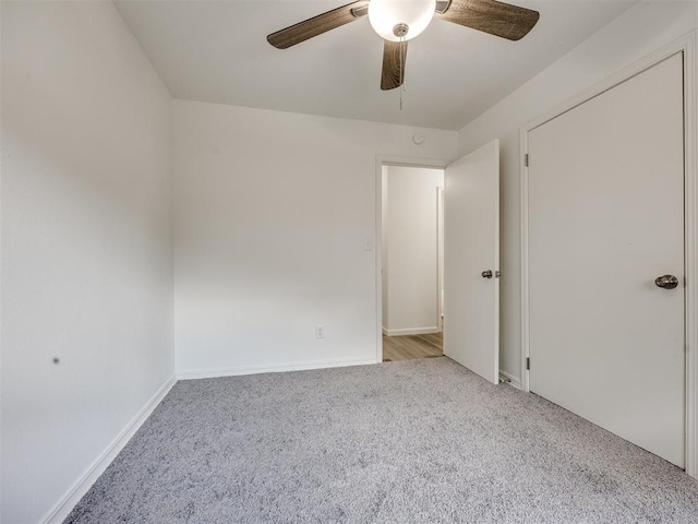 3044 S Madole Blvd, Oklahoma City, OK 73159 - unfurnished bedroom with carpet floors and ceiling fan