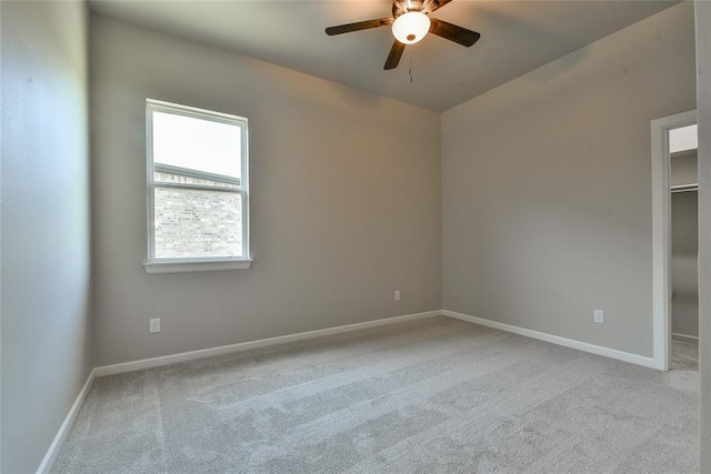 10617 Little Sallisaw Creek Dr, Yukon, OK 73099 - empty room featuring ceiling fan and carpet