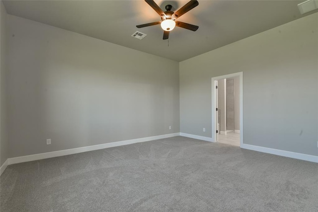 10617 Little Sallisaw Creek Dr, Yukon, OK 73099 - unfurnished room with a ceiling fan and carpet floors