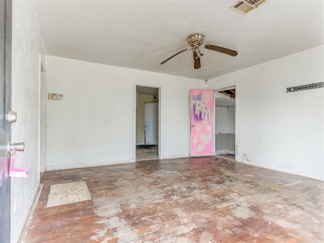 816 NE 31st St, Oklahoma City, OK 73105 - unfurnished room with ceiling fan and baseboards