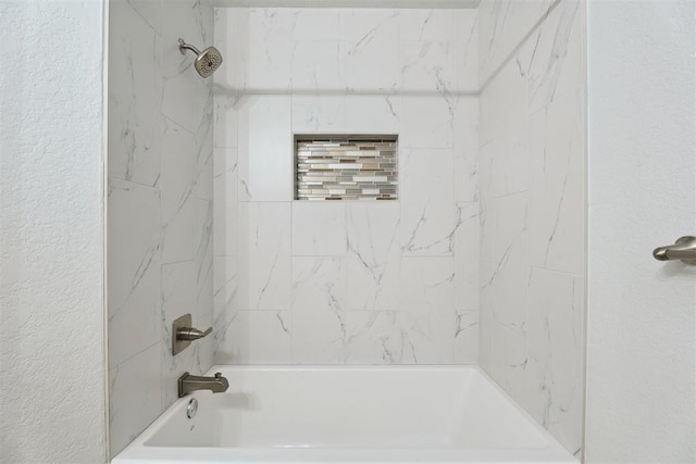 3343 Teton Cir, Norman, OK 73072 - full bathroom featuring shower / washtub combination and a textured wall