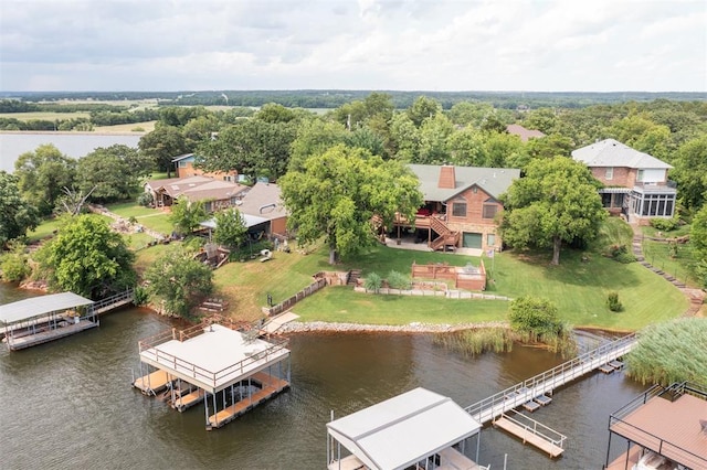 39 E Shore Dr, Arcadia, OK 73007 - bird's eye view of a large body of water