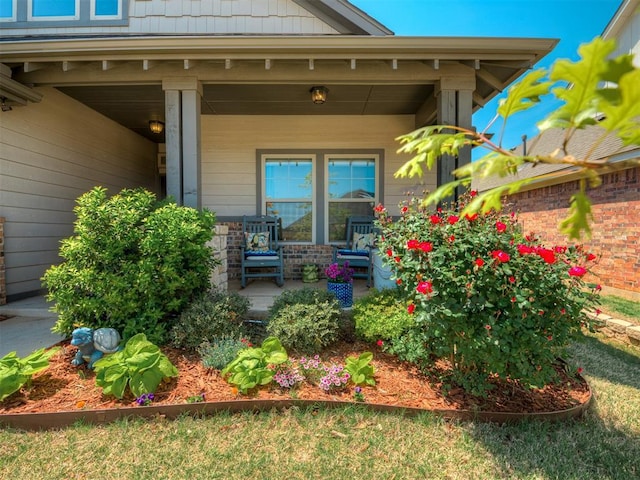 3760 Black Mesa Rd, Norman, OK 73071 - view of exterior entry featuring a porch
