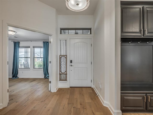 3760 Black Mesa Rd, Norman, OK 73071 - entrance foyer featuring light wood-style floors and baseboards